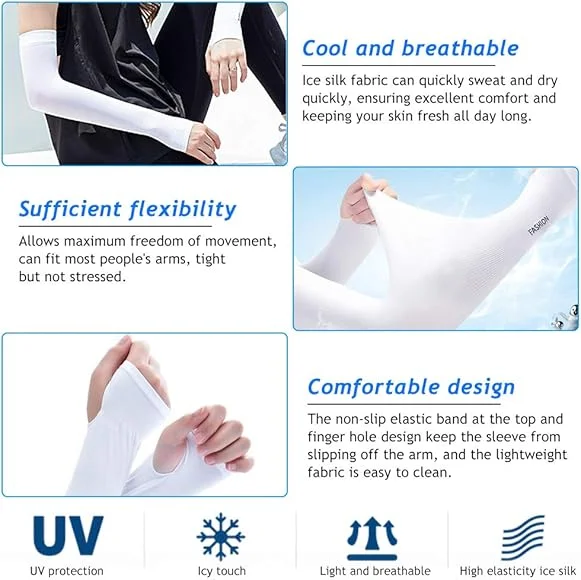 2pcs_sun_protection_ice_sleeves_upf_50+_stay_cool_&_protected__with_thumb_holes_2.webp