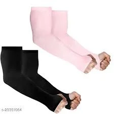 2pcs_sun_protection_ice_sleeves_upf_50+_stay_cool_&protected-pink_with_thumbhole_7.webp