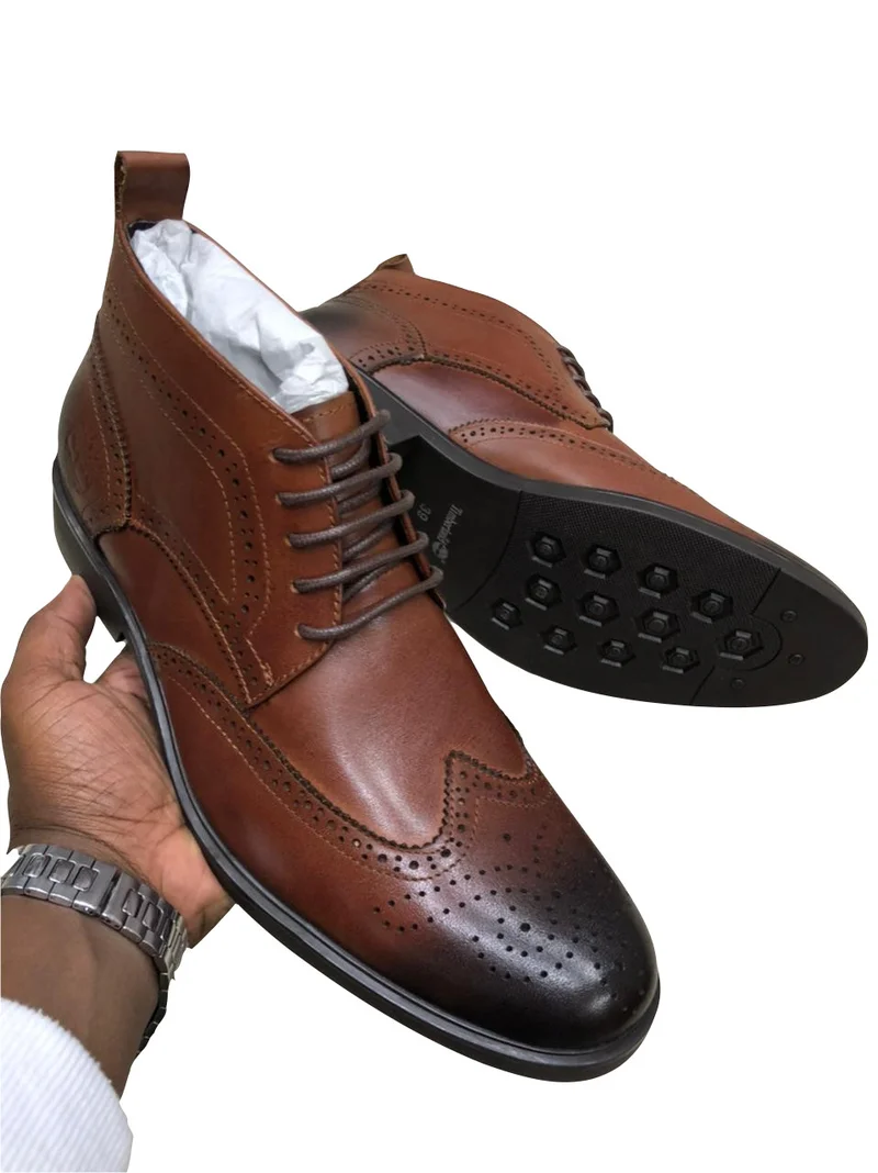 mens_brown_timberland_leather_boots_formal_lace_ankle_boots_shoes_2.webp