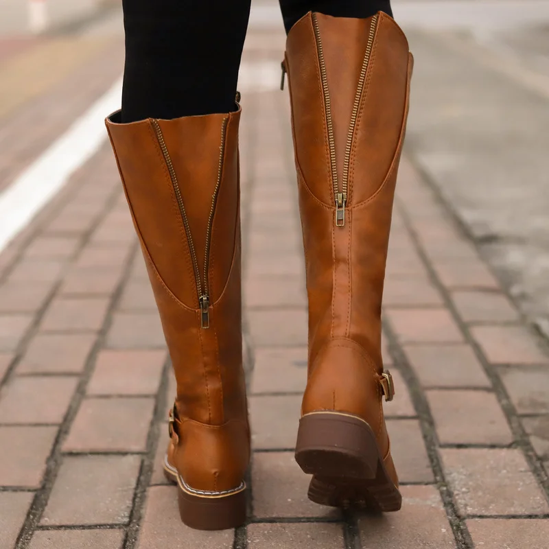 women's_block_heels_flats_winter_zip_buckle_shoes_casual_knee_high_ridin_2.webp