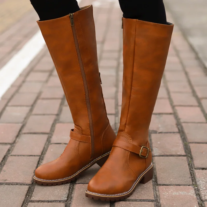 women's_block_heels_flats_winter_zip_buckle_shoes_casual_knee_high_ridin_3.webp