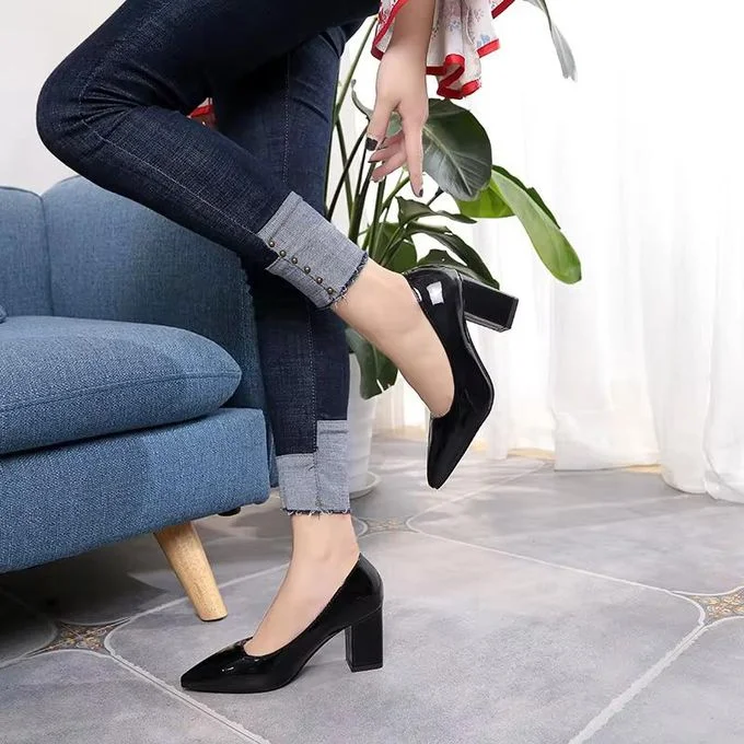 women's_chunky_block_high_heels_wetlook_pumps_closed_leather_black_5.webp