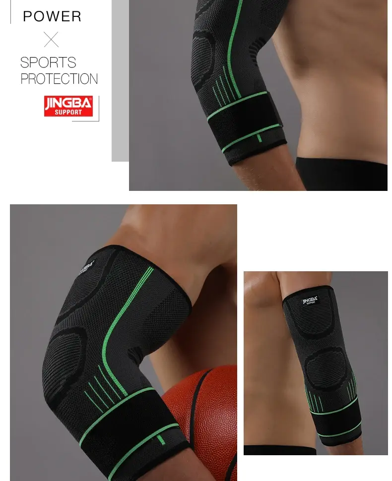 Breathable & Secure Elbow Compression Sleeve for Support, Pain Relief, Tendonitis-4.webp