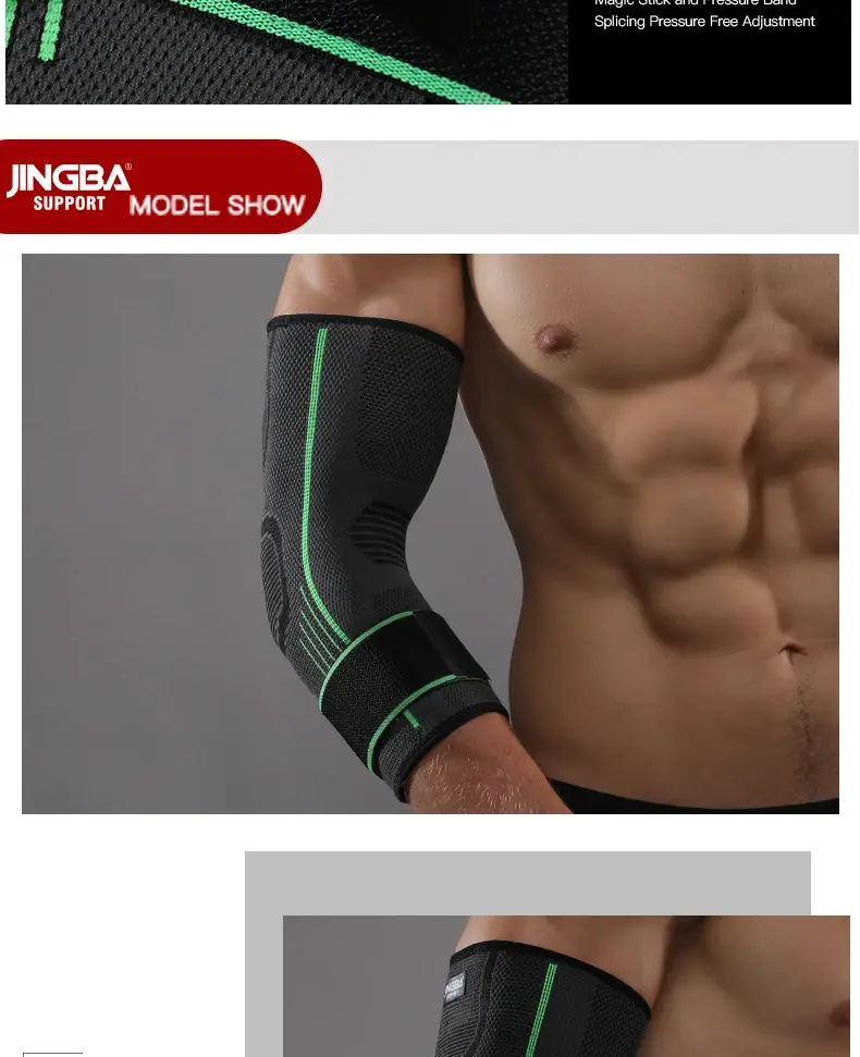 Breathable & Secure Elbow Compression Sleeve for Support, Pain Relief, Tendonitis-8.webp