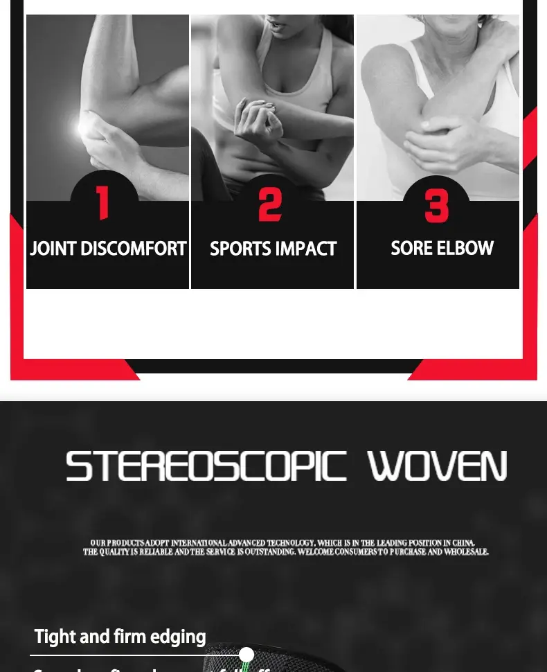 Breathable & Secure Elbow Compression Sleeve for Support, Pain Relief, Tendonitis-3.webp