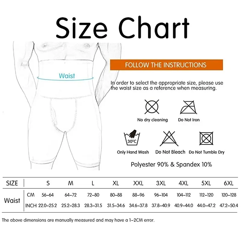 Men's Slimming Boxer Shorts, Body Shaper Slimming Pants, High Waist Posture Corrector -10.webp