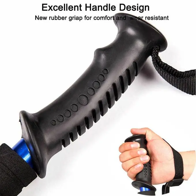 2PCS Anti Shock Trekking Hiking Pole Adjustable Telescoping Walking Stick for Mountaineering, 135 cm Aluminium Grade with Shock Absorber With an ONOFF Feature Lightweight Hiking Poles -Blue-6.webp