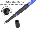2PCS Anti Shock Trekking Hiking Pole Adjustable Telescoping Walking Stick for Mountaineering, 135 cm Aluminium Grade with Shock Absorber With an ONOFF Feature Lightweight Hiking Poles -Blue-7.webp