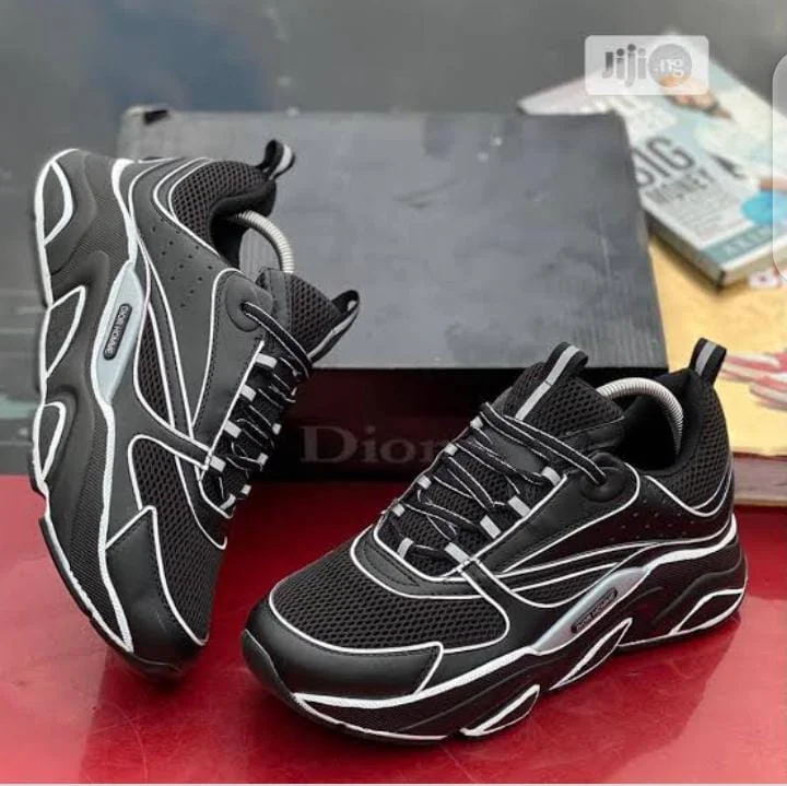 Dior Homme Sneakers  Black-White Shoes