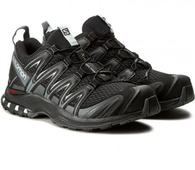 Mens Salomon Speed Cross 4 Black Boys Trail Running Shoes Salomon
