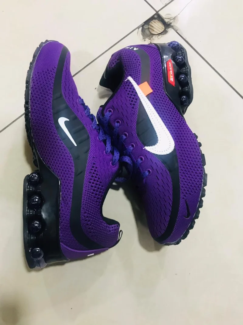 Nike Shox Reax Run  Black-Purple Multi-Color Trainers