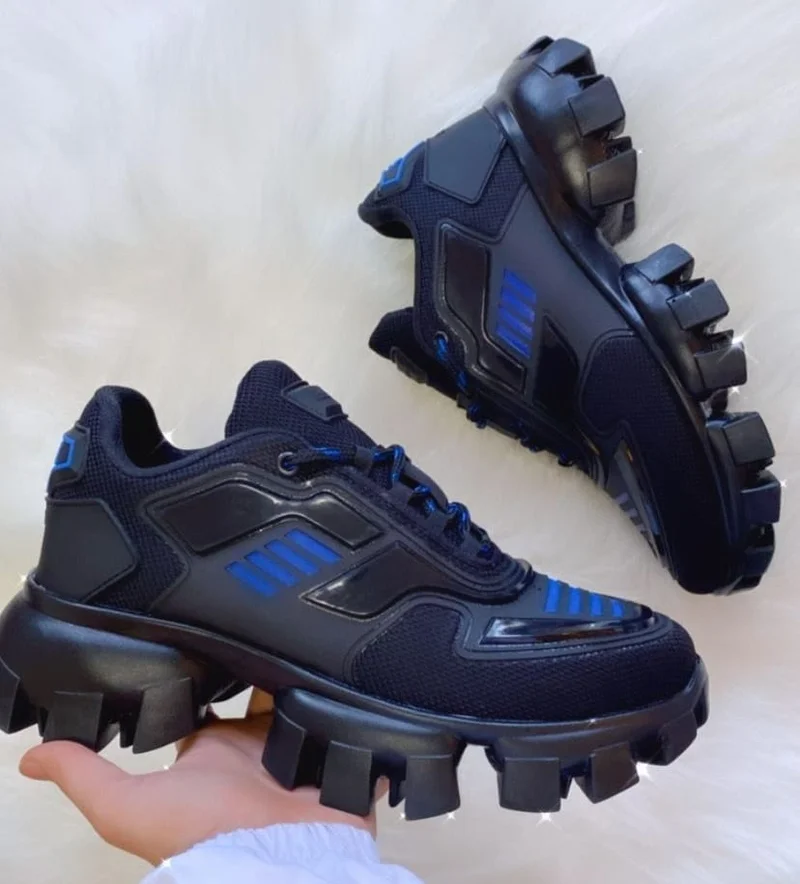Prada Cloudbust Thunder Black-Blue sneakers