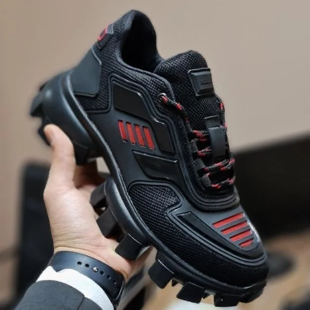 Prada Cloudbust Thunder Black-Red sneakers