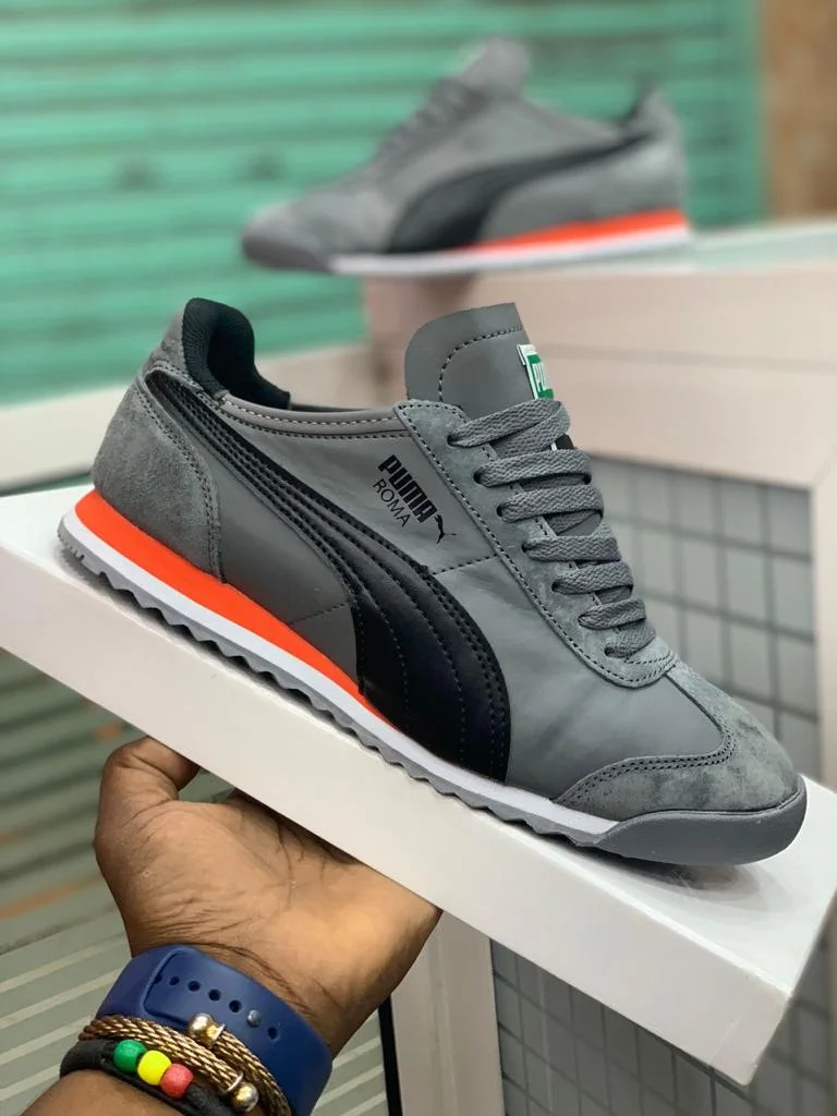 Puma Roma Grey-Black Sneakers