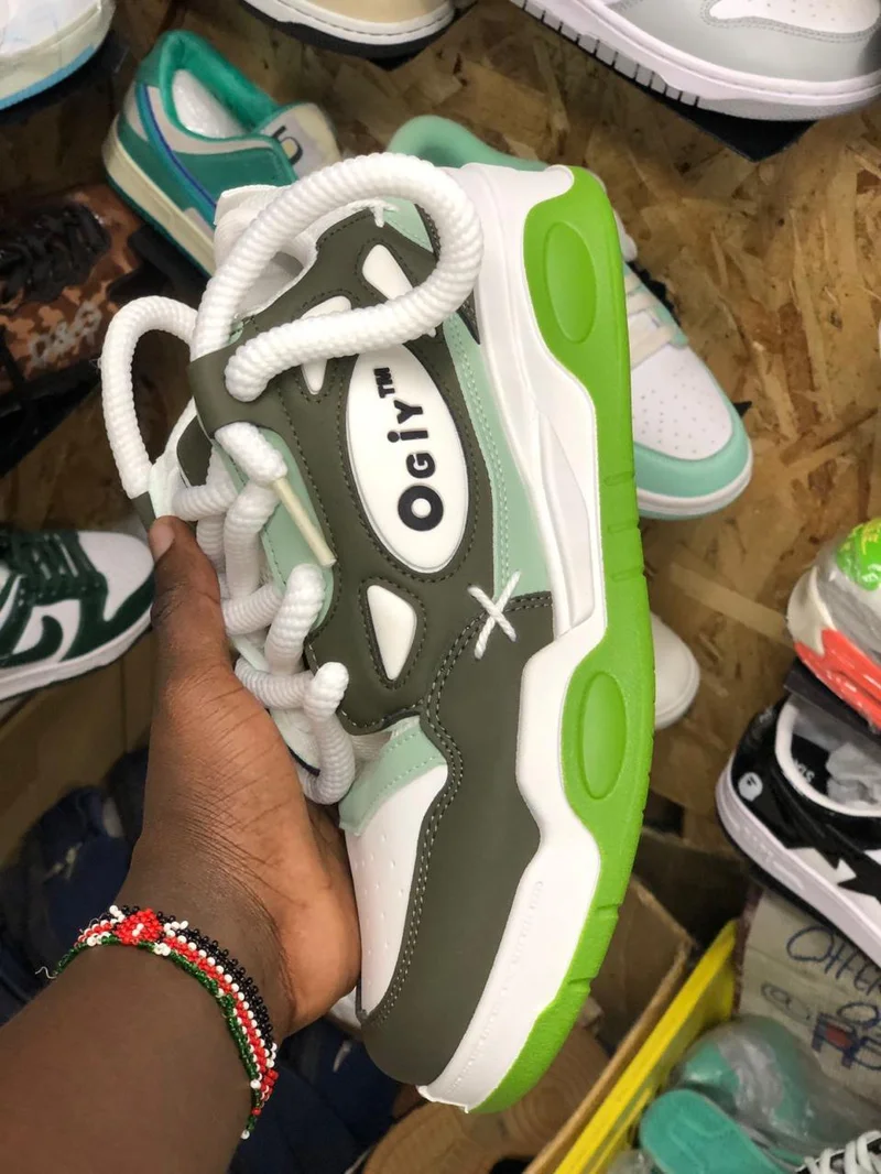 QUALITY OGIY RETRO SHOES HIGH PREMIUM-GREEN