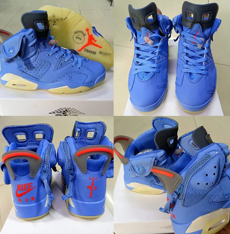 Travis Scott x Air Jordan 6 Retro 'British Khaki Blue'