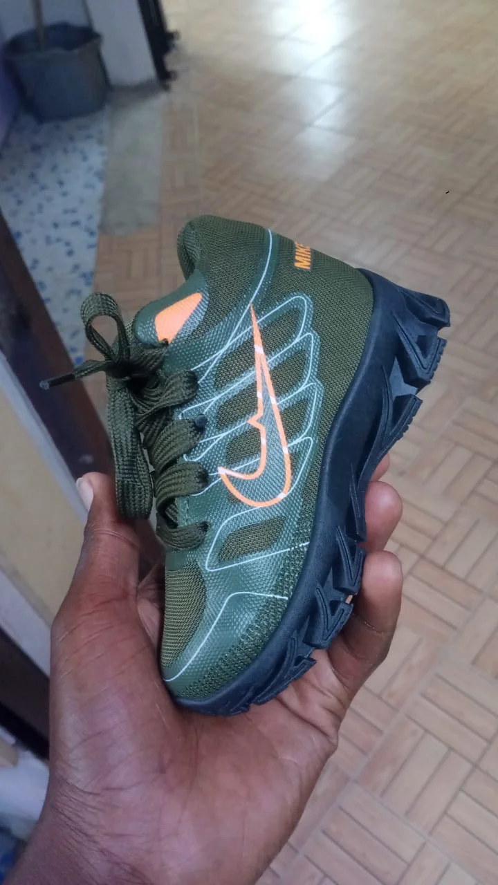 GREEN  Mike KIDS Casual High-Top Shoes Running Sneakers