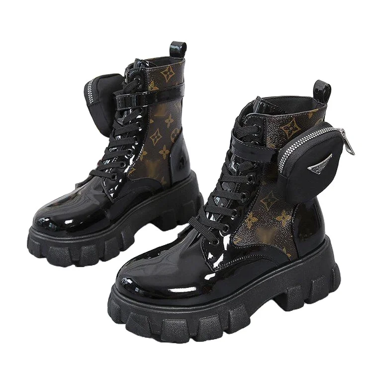 BLACK PRADA LOUIS VUITTON BOOT