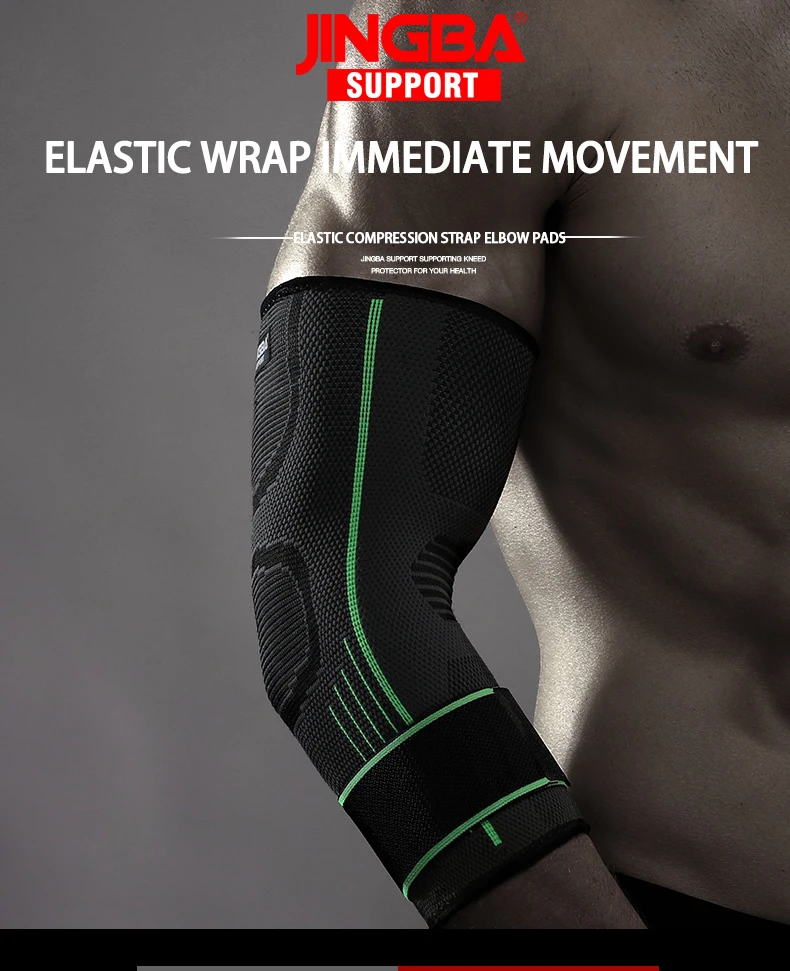 Breathable & Secure Elbow Compression Sleeve for Support, Pain Relief, Tendonitis