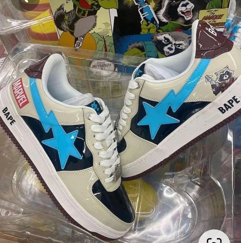 A BATHING APE BAPE x MARVEL BAPE STA ROCKET RACCOON