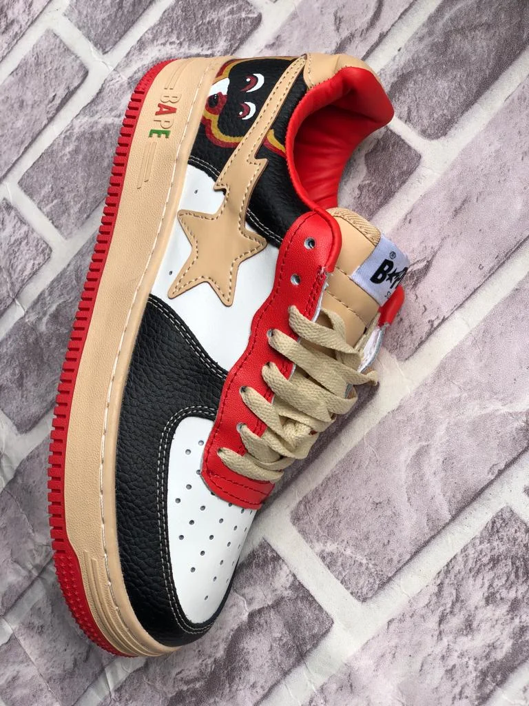 A BATHING APE BAPESTA LOW "KANYE WEST COLLEGE DROPOUT"