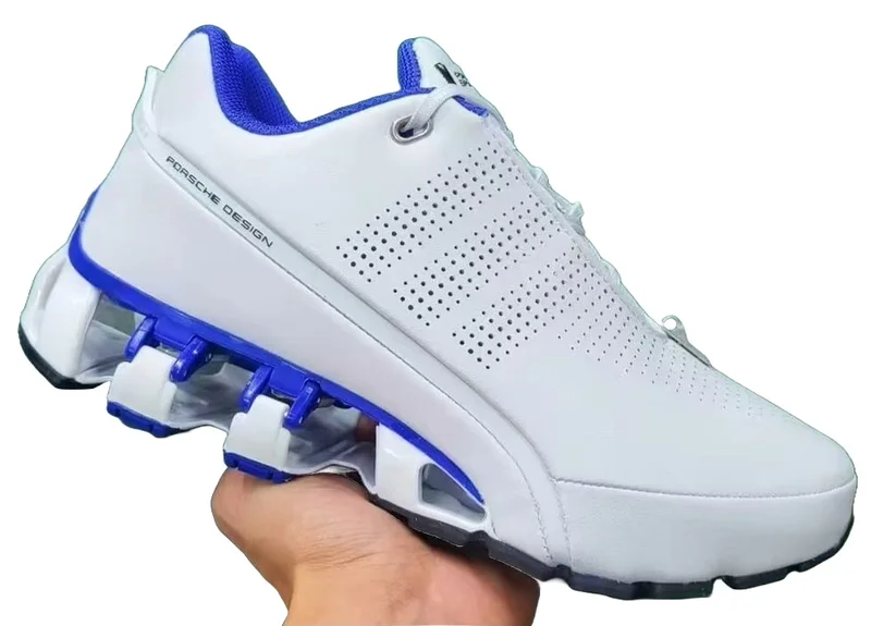 ADIDAS  SPORTS WHITE -BLUE  SHOES