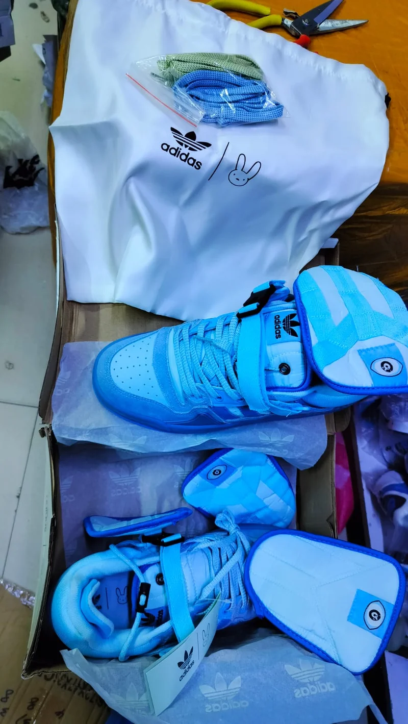 Adidas Bad Bunny Trainers Unisex Shoes University Blue