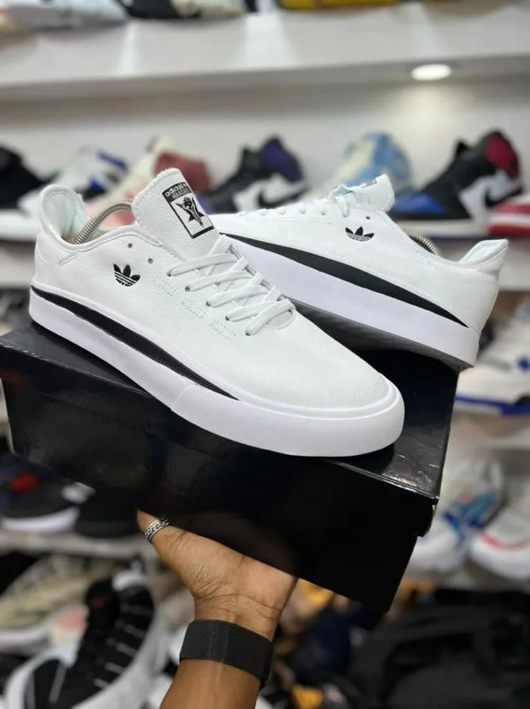 Adidas Hardie's sablo Trainers Unisex Shoes White Black