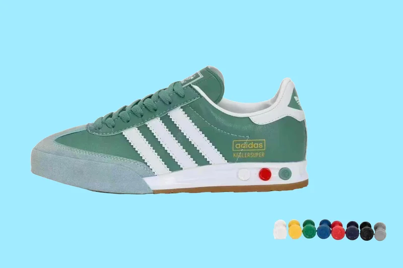 ADIDAS KEGLER SUPER GREEN -WHITE  SNEAKERS