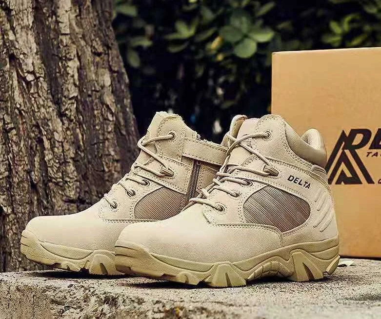 Delta Low Tactical Boots Combat Boots Outdoor Trekking Hiking shoes - Brown