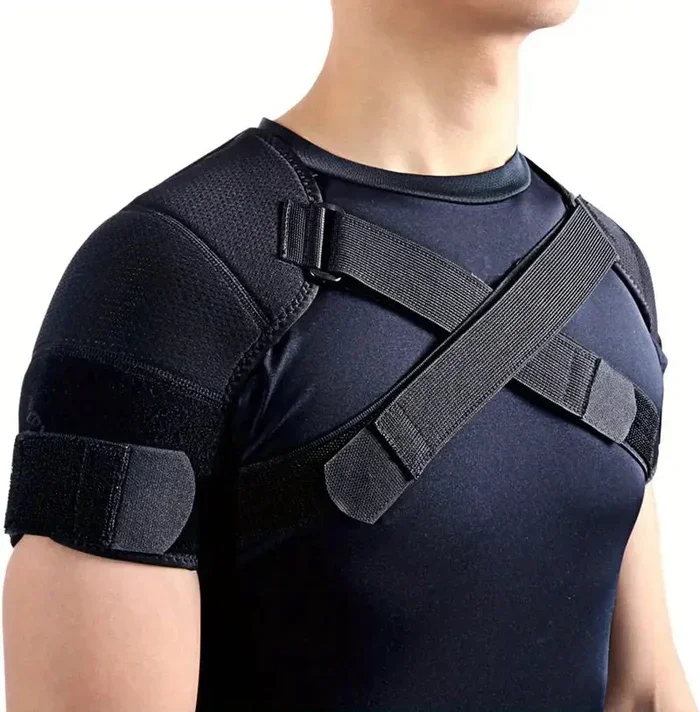 Double Shoulder Support Brace Support Wrap Protector, Shoulder Brace