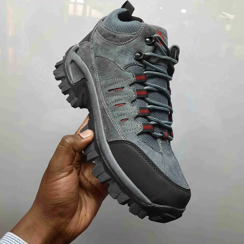 Gray Hiking Skyview Durable Boots Outdoor Breathable FabricTrendy Fashion