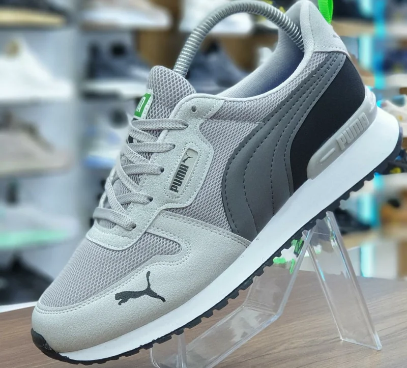 Adidas Puma R78 Cream White and Grey Black