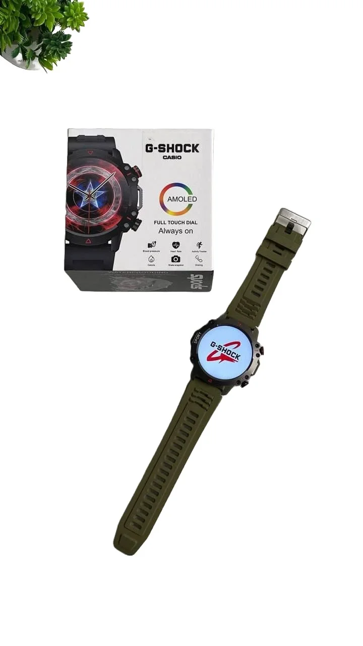 GREEN DYNAMIC ROUND AMOLED SCREEN AND ALL REAL ACCURATE WORKING SENSORS