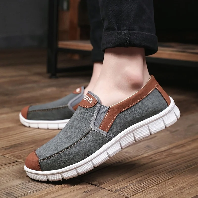 Grey Men's Sport Fashion Slipon Anti-Slippery Shoes