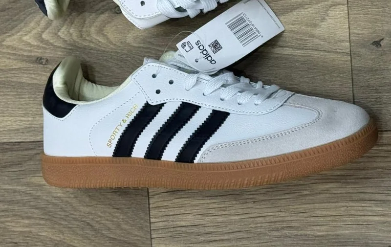 Adidas Samba Sporty and Rich Casual Unisex sneakers- Gummy Rubber sole