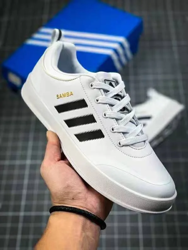 Adidas Samba Vegan Shoes White Trainers Sneakers