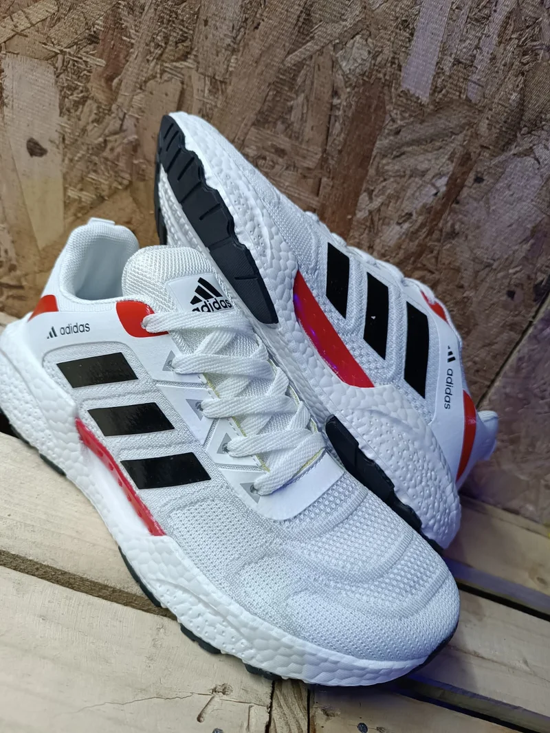 Adidas Sneakers Black White Red  Running Shoes - Trainers