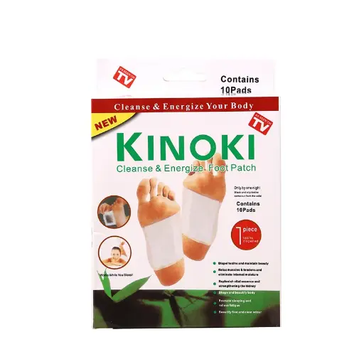 [KIYOMEWHITE] KIYOME KINOKI Detox Foot Pads for Cleansing, Relaxation & Stress Relief (10 Pads)