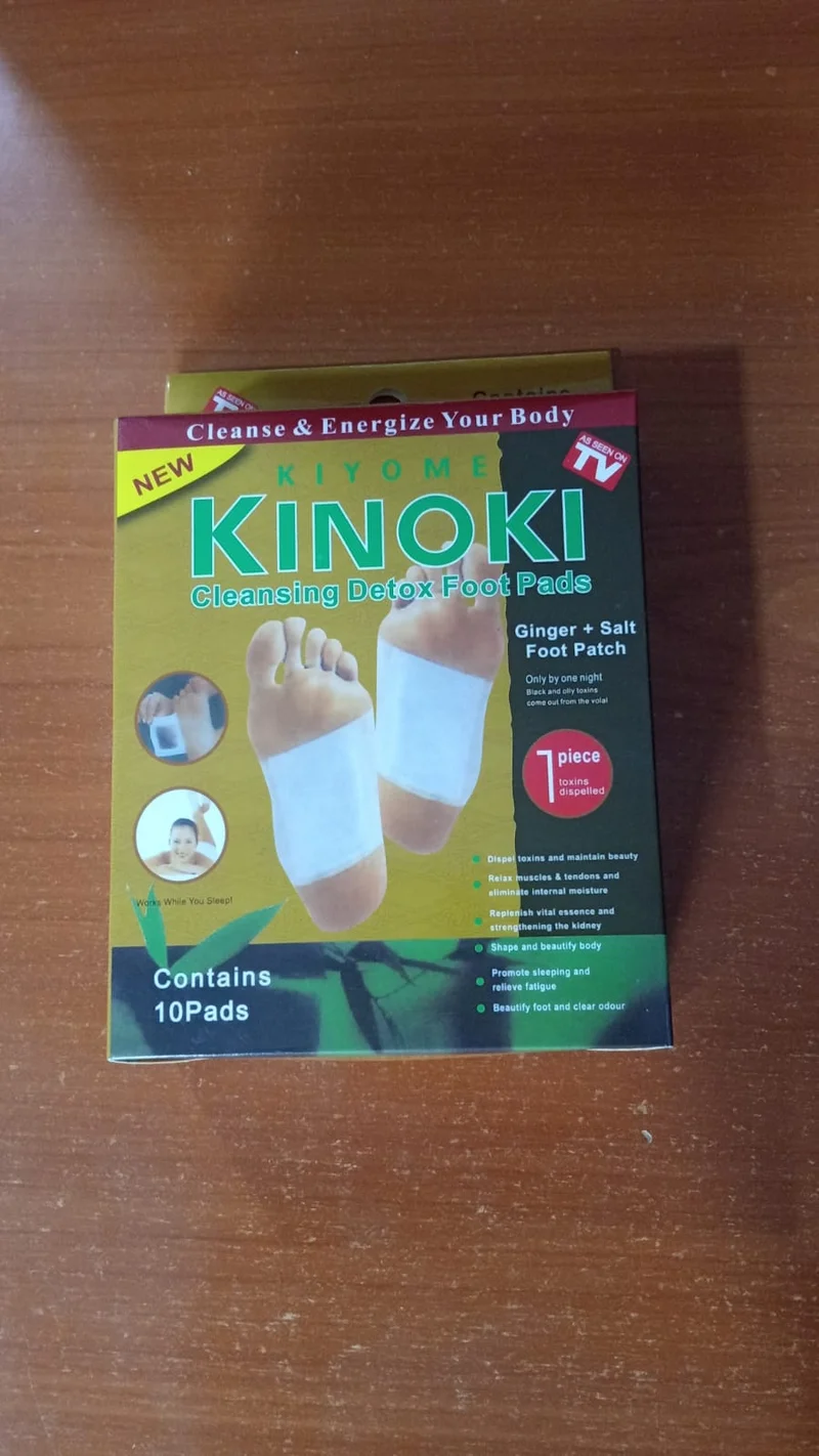 KIYOME KINOKI Organic Natural ingredients in this foot pads Kit | Cleansing