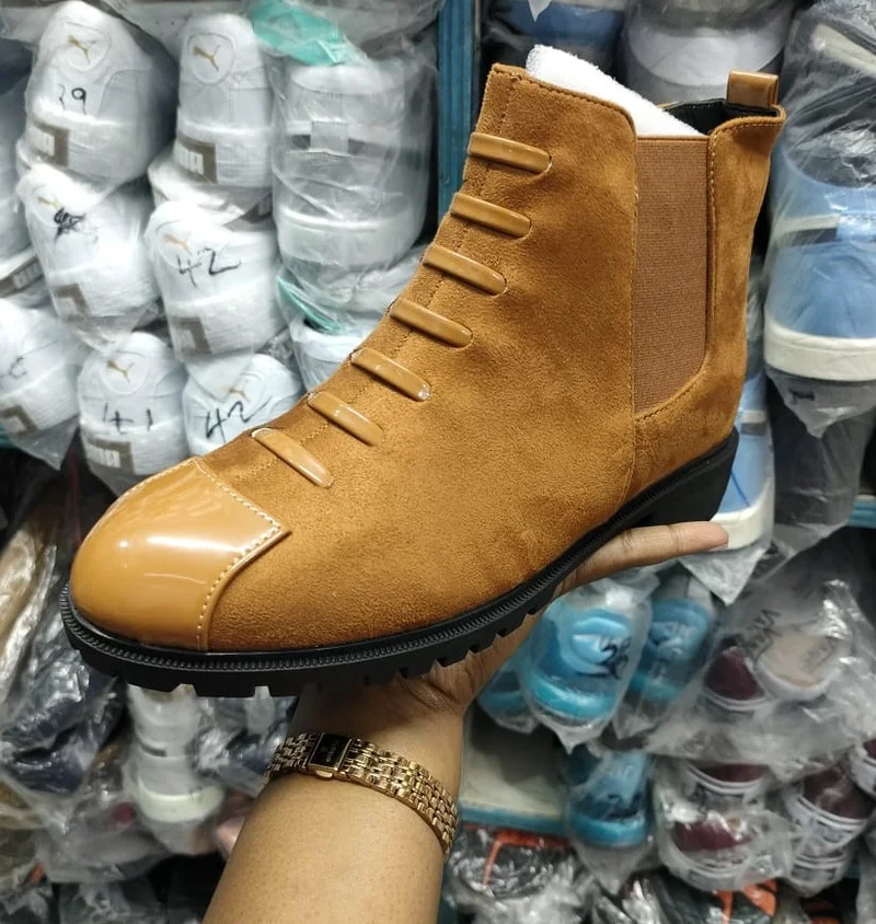 Ladies Ankle Platform Women Boots Chunky Designer Masturd Shoes