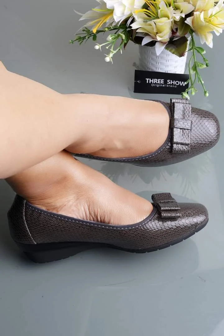 Ladies Shoes Wedge Women Closed Original Turkey Slipon