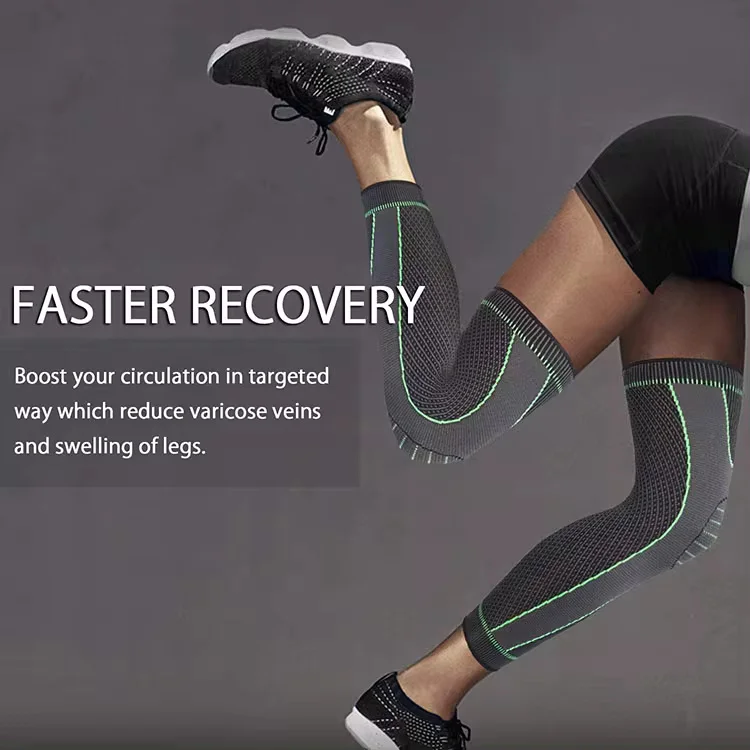 Long Straples Warm,Breathable Knee and Calf Compression Brace,Knee support/Brace