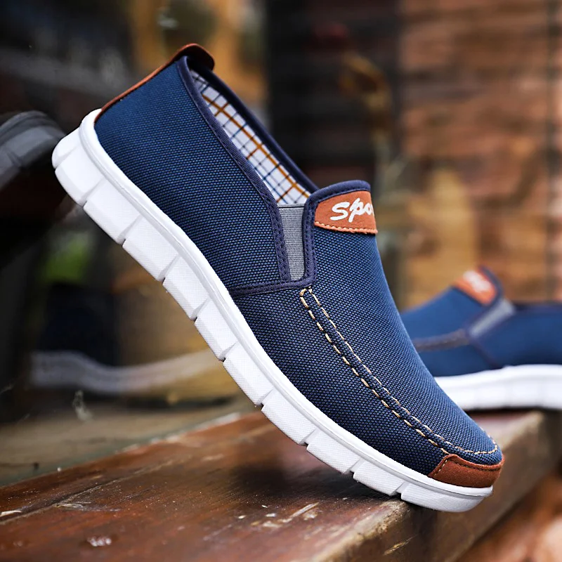 Men Sport Blue Fashion Slipon Shoes