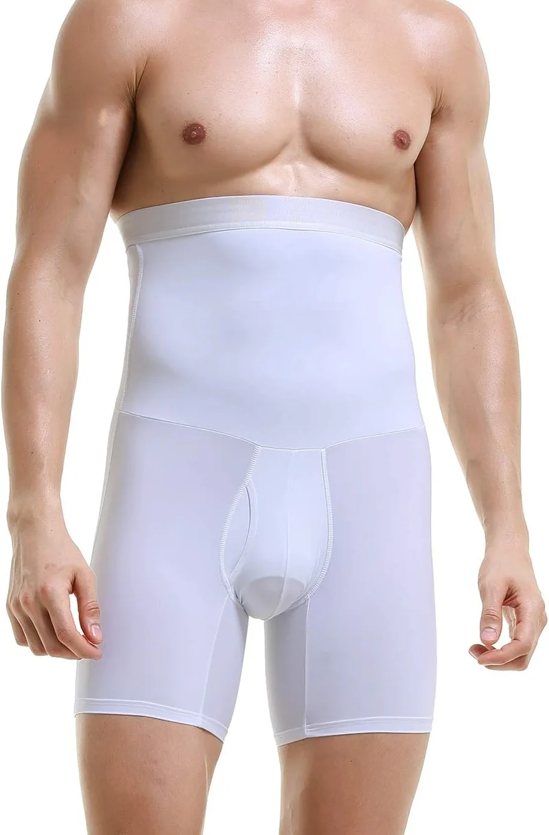Men's Slimming Boxer Shorts, Body Shaper Slimming Pants, High Waist Posture