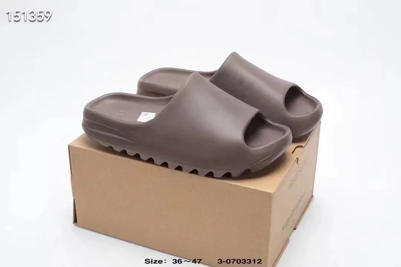 Adidas Yeezy Slide Pure Coffee Brown Casual Shoes