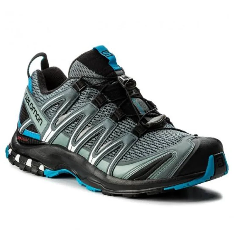 Mens Salomon Speed Cross 4 Grey Blue Boys Trail Running Shoes Salomon