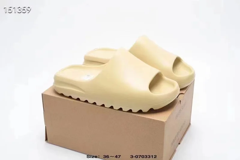 Adidas Yeezy Slide Pure Solid Color Casual Shoes