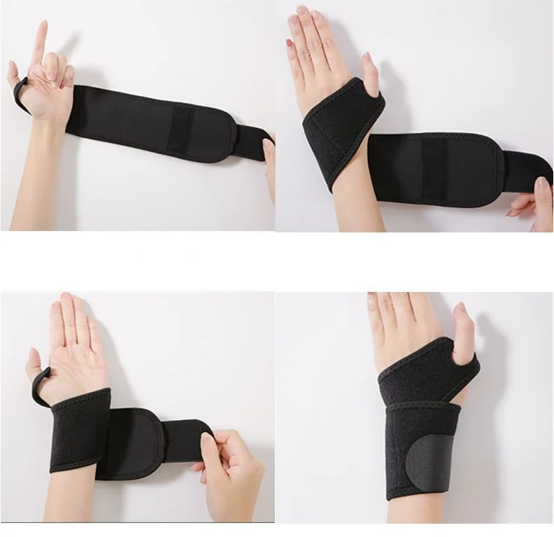 Adjustable Fitness Gym wrist wraps hand thumb support bands