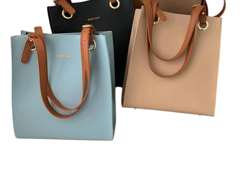 Aibeida Tote Ladies Luxury, handbag and Shoulder Bag- Blue